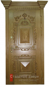 Стальная дверь Парадная дверь №58 с отделкой Массив дуба