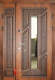 Стальная дверь Парадная дверь №107 с отделкой Массив дуба