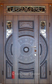 Стальная дверь Парадная дверь №121 с отделкой Массив дуба