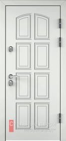 Входные двери МДФ в Бронницах «Белые двери МДФ»