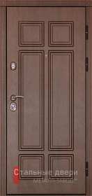 Стальная дверь МДФ №142 с отделкой МДФ ПВХ