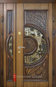 Стальная дверь Парадная дверь №103 с отделкой Массив дуба