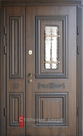 Стальная дверь Парадная дверь №342 с отделкой Массив дуба