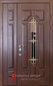Стальная дверь Парадная дверь №406 с отделкой Массив дуба