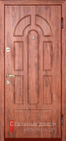 Стальная дверь МДФ №1 с отделкой МДФ ПВХ