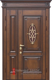 Стальная дверь Парадная дверь №370 с отделкой Массив дуба