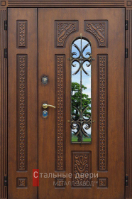 Стальная дверь Парадная дверь №332 с отделкой Массив дуба