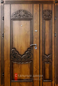 Стальная дверь Парадная дверь №100 с отделкой Массив дуба