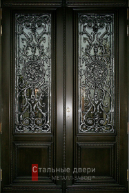Стальная дверь Парадная дверь №12 с отделкой Массив дуба